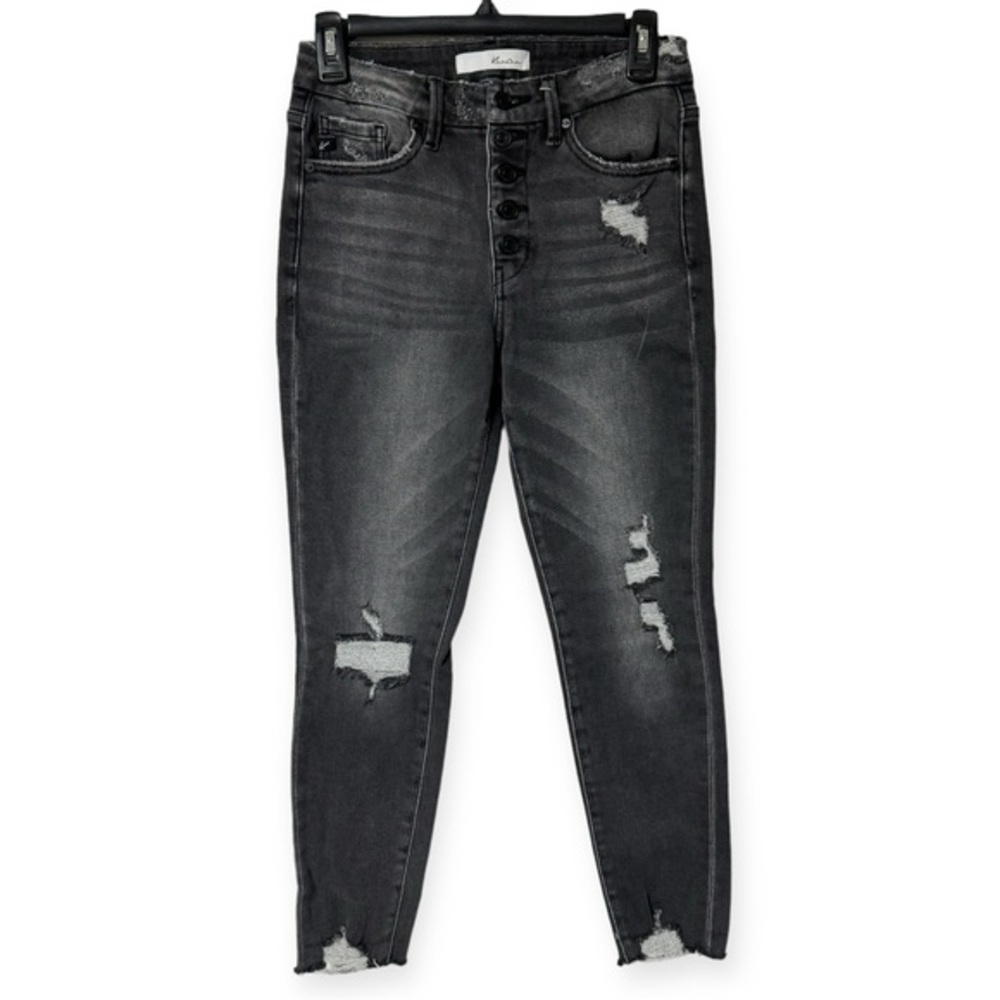 Kancan Women’s Distressed Cropped Jeans 26” Inseam Size 5/26